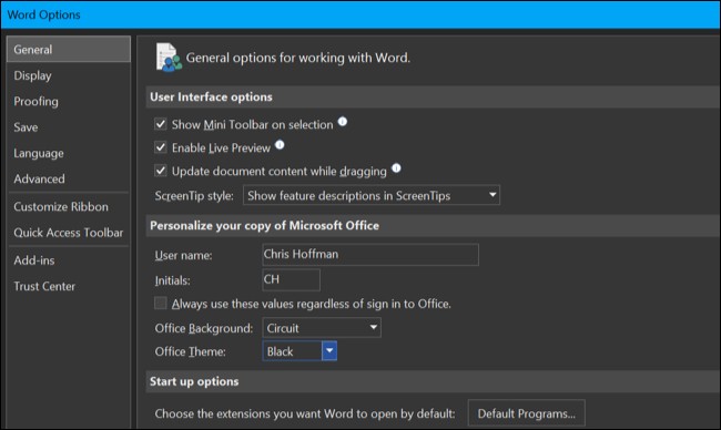 Cara Agar Hampir Semua Elemen di Windows 10 Bernuansa Gelap
