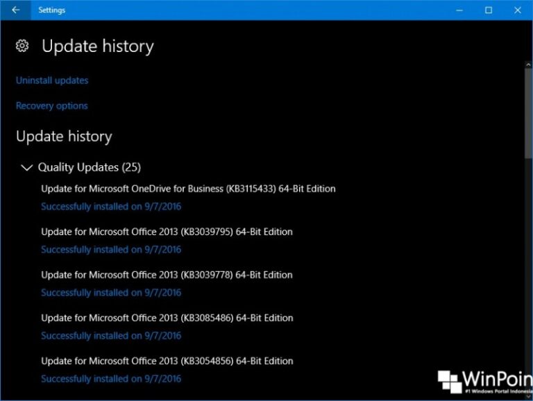 Quality update. Pan Updater.