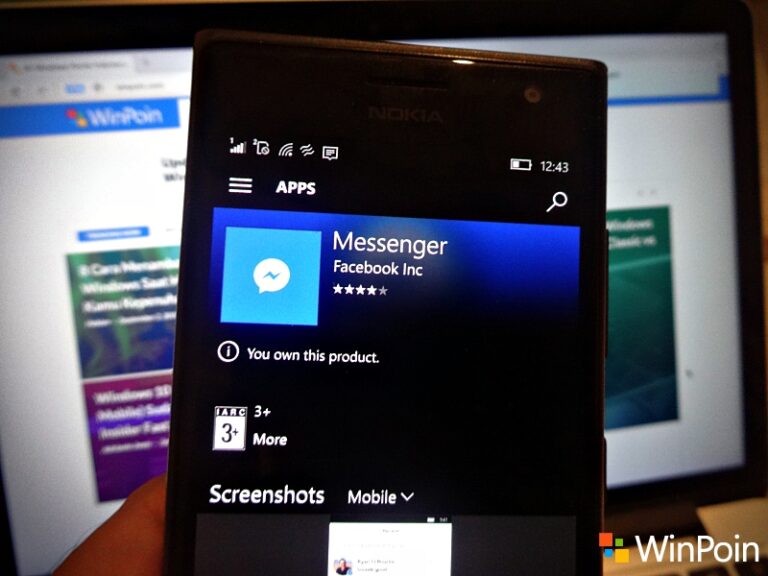 Facebook Messenger Hilang dari Windows 10 Store