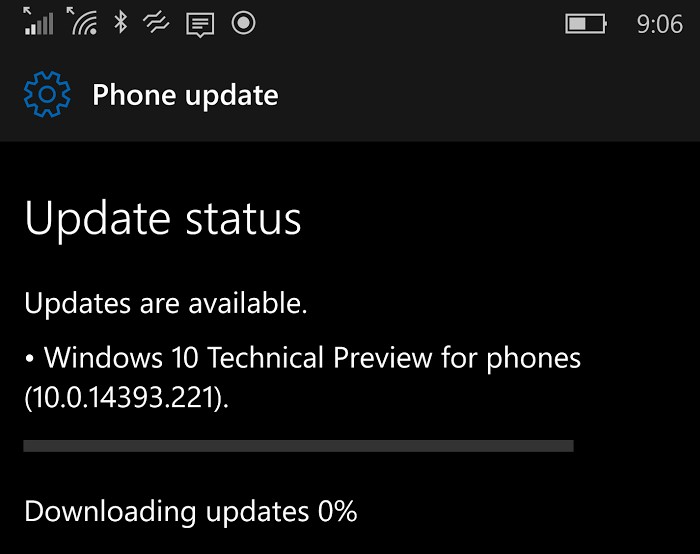 Windows 10 Mobile Build 14394.221 Dirilis untuk Insider