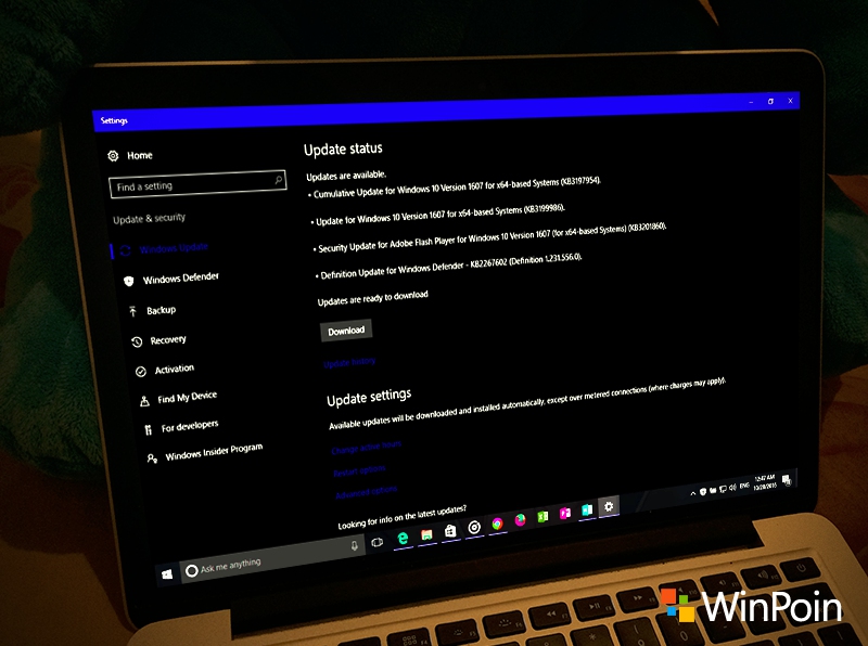 Kumulatif Update Windows 10 PC Build 14393.351 Dirilis ke Publik (Non-Insider)