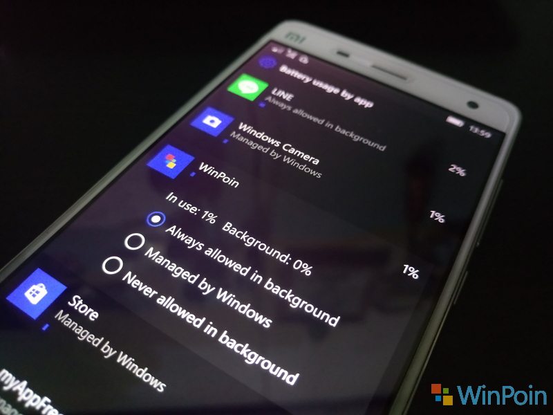 Menghemat Baterai Windows 10 Mobile - Tips #1