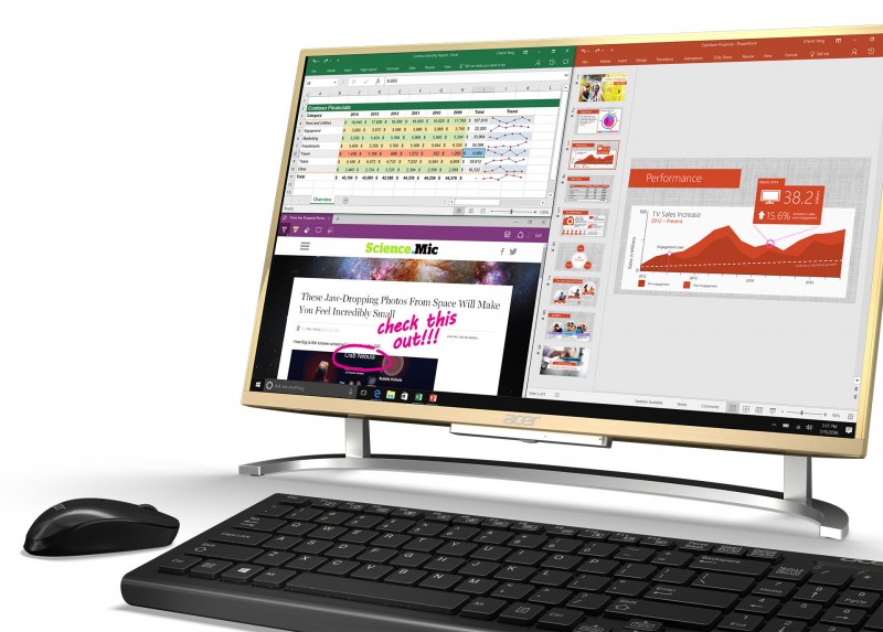 Aspire C: AIO (All-in-One) PC Terbaru dari Acer