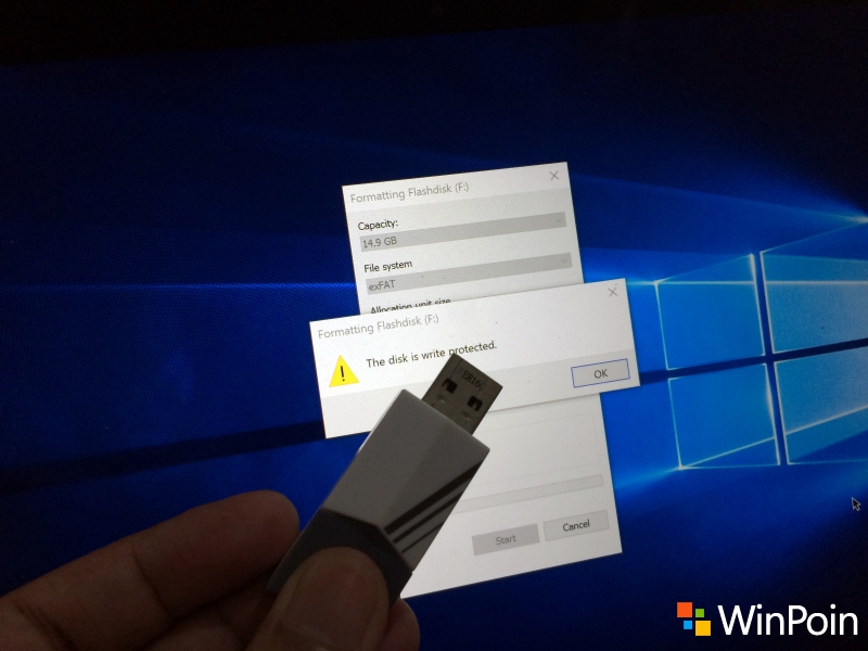 Cara Format Flashdisk Write Protected