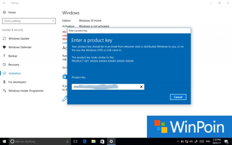 Tutorial Cara Aktivasi Windows 10 dengan Mudah