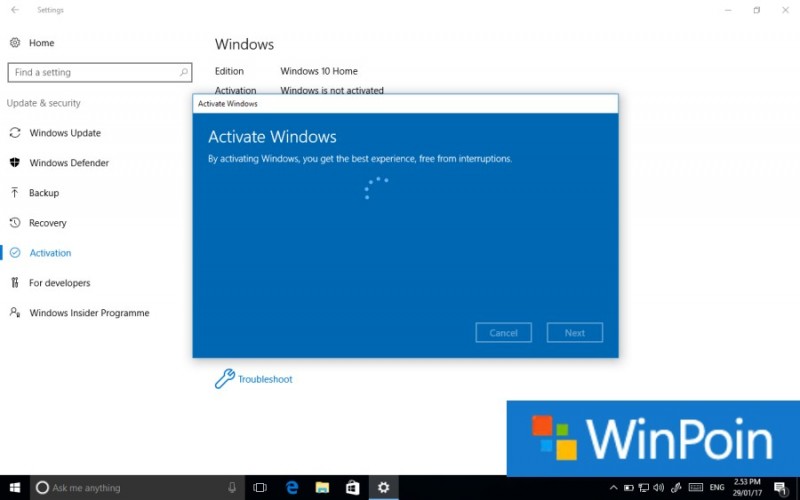 Tutorial Cara Aktivasi Windows 10 dengan Mudah