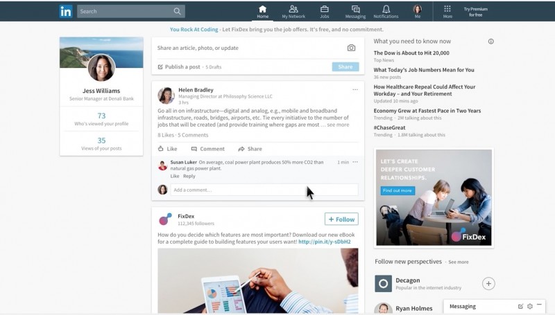 LinkedIn Ganti Desain, Kini Jadi Mirip Facebook