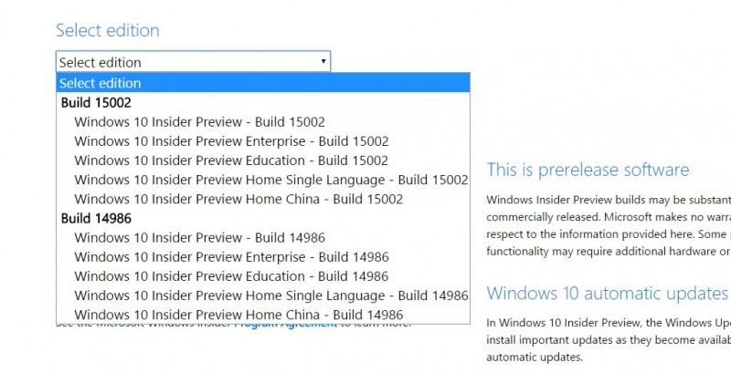 File ISO Windows 10 Build 15002 Telah Tersedia untuk Insider