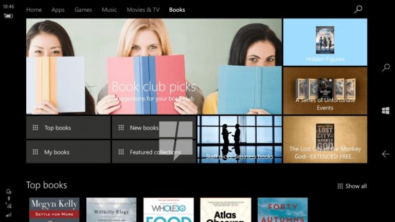 Store untuk E-Book Akan Hadir di Windows 10