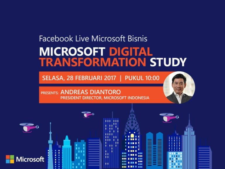 Simak Microsoft Digital Transformation Study di Facebook Live (Indonesia)