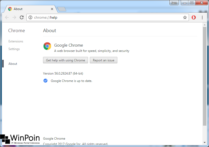 Cara Mengetahui Versi Google Chrome tanpa Melakukan Update (2)