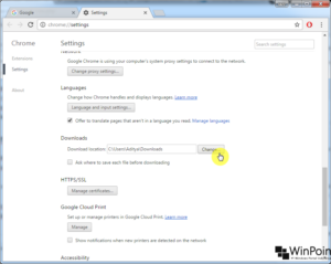 Cara Mengganti Lokasi Download Folder Google Chrome (3)