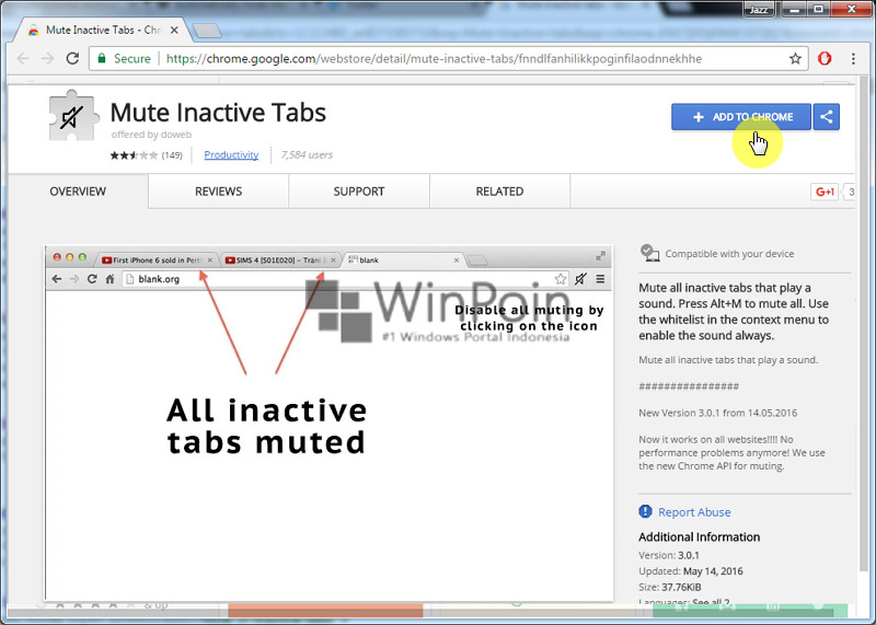 Cara Mute Tab Tidak Aktif di Google Chrome Secara Otomatis (4)