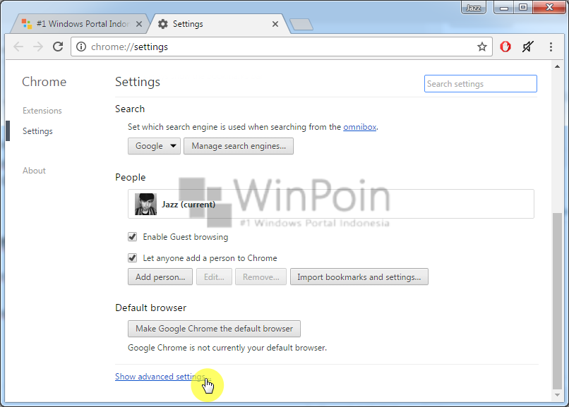 Sama halnya dengan browser lain ibarat Mozilla dan Internet Explorer Cara Reset Pengaturan Google Chrome