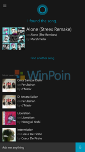 Cara Mengetahui Judul Lagu dengan Cortana
