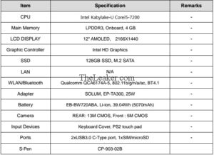 Spesifikasi Samsung Galaxy TabPro S2 Terungkap