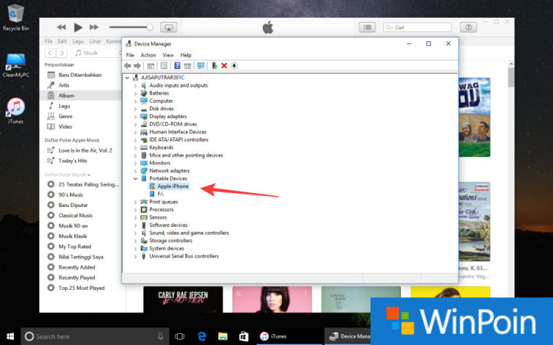 Mengatasi iPhone Tidak Terdeteksi iTunes di Windows 10
