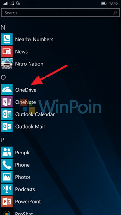 Cara Mengaktifkan Live Tile di OneDrive (Windows 10 Mobile)