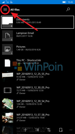 Cara Mengaktifkan Live Tile di OneDrive (Windows 10 Mobile)