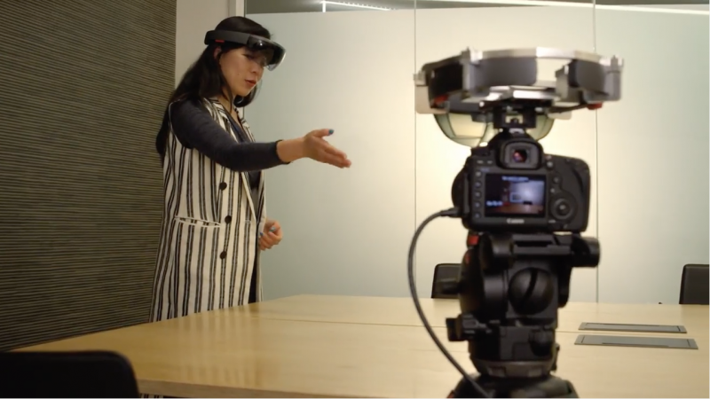 HoloLens + Kamera DSLR = Spectator View