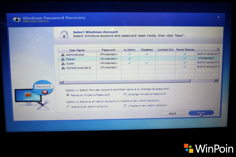 Mengatasi Lupa Password Windows 7 dengan Windows Password Recovery