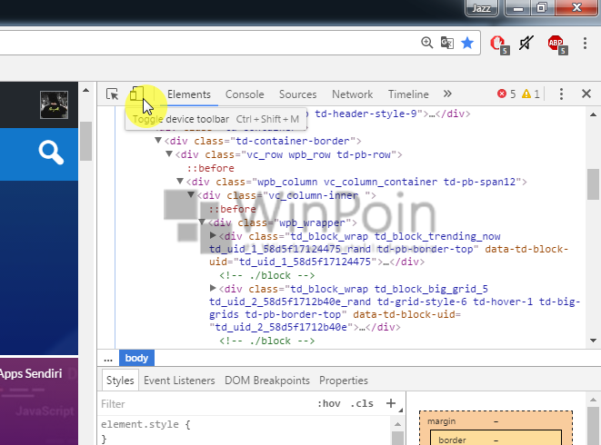 Cara Membuat Screenshot Web dengan Frame Smartphone di Google Chrome (3)