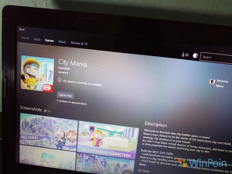 Game City Mania Sudah Muncul di Windows Store