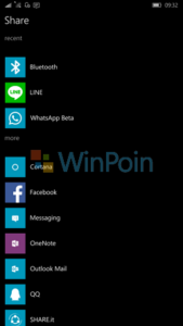 Cara Mengirim File (Foto, Video, Dokumen dan lain-lain) dari OneDrive (Windows 10 Mobile)