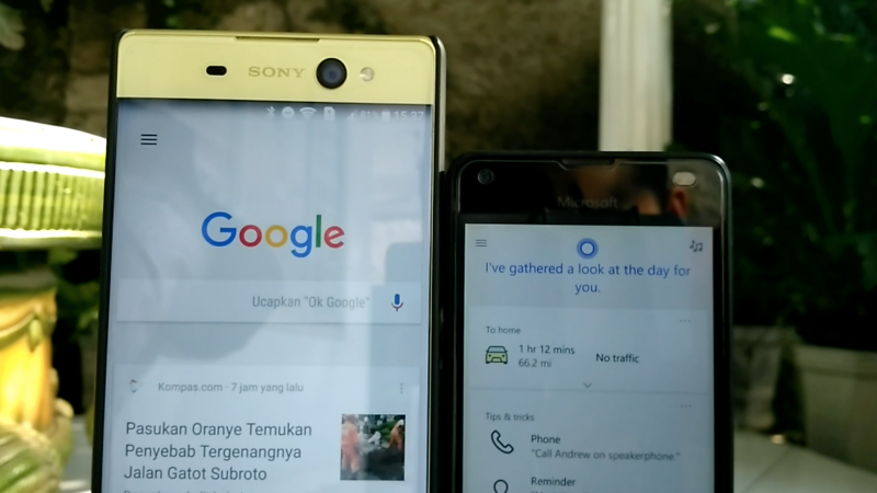 Tebak Lagu: Google Now vs Cortana, Hebat Mana?