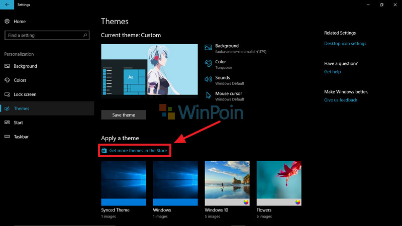 Cara Menginstall Tema di Windows 10 Creators Update