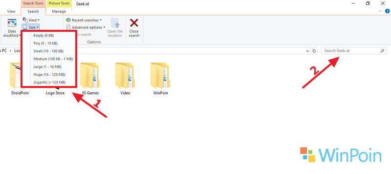 Cara Mencari File Berukuran Besar di Windows 10