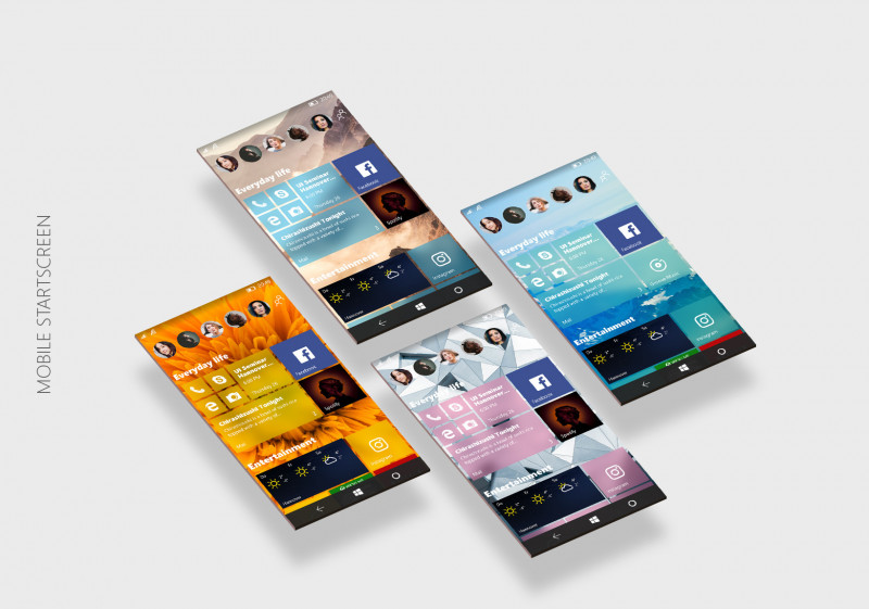 Desain Konsep Windows 10 Neon Ini Terlihat Keren