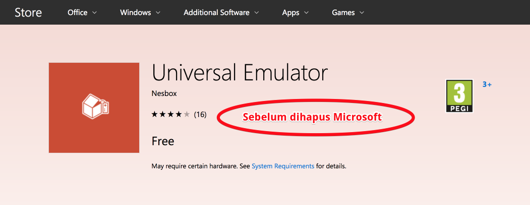 Berbagai Aplikasi Emulator Dihapus Microsoft dari Windows Store