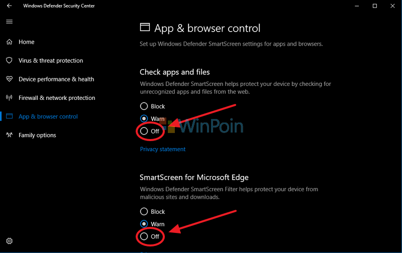 Cara Menonaktifkan SmartScreen Filter di Windows 10