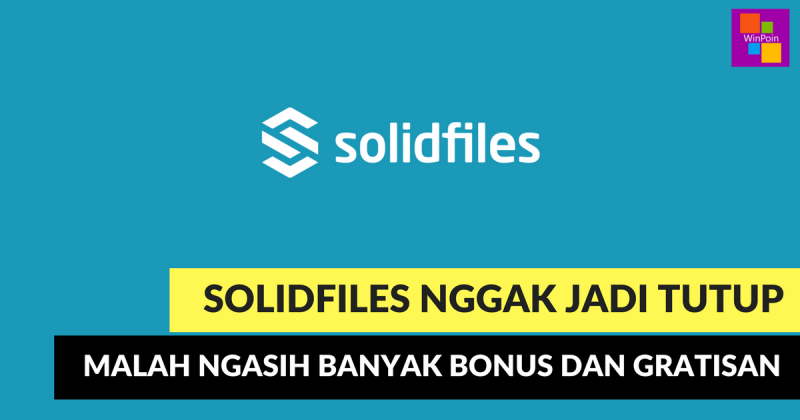 Solidfiles Nggak Jadi Tutup