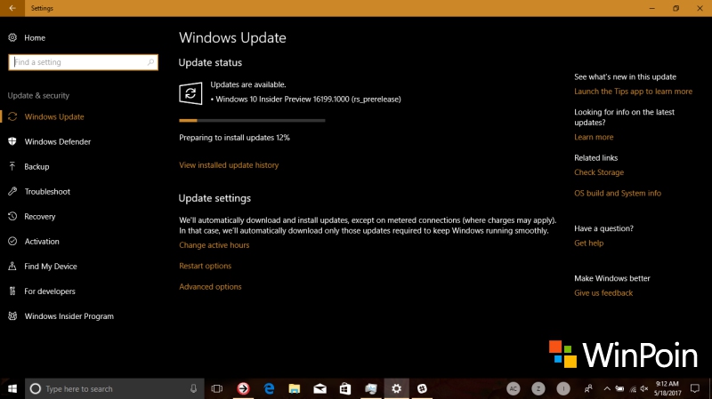 Windows 10 PC Build 16199 Dirilis, Apa yang Baru?