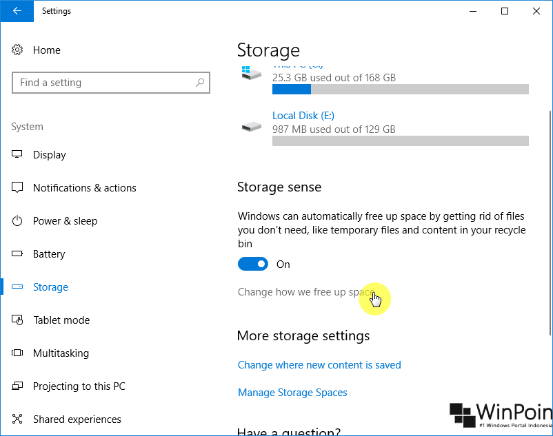 Cara Membersihkan Storage Otomatis di Windows 10 (1)