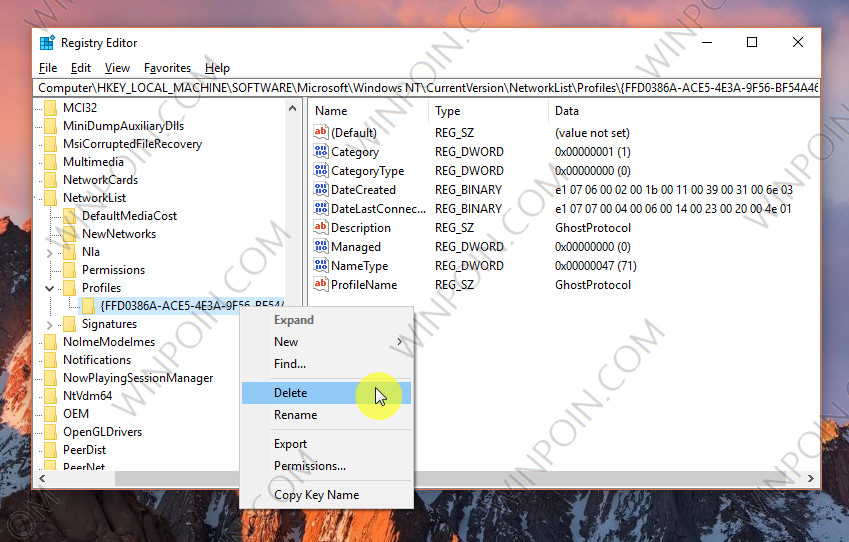 Cara Forget WiFi di Windows 10 (4)