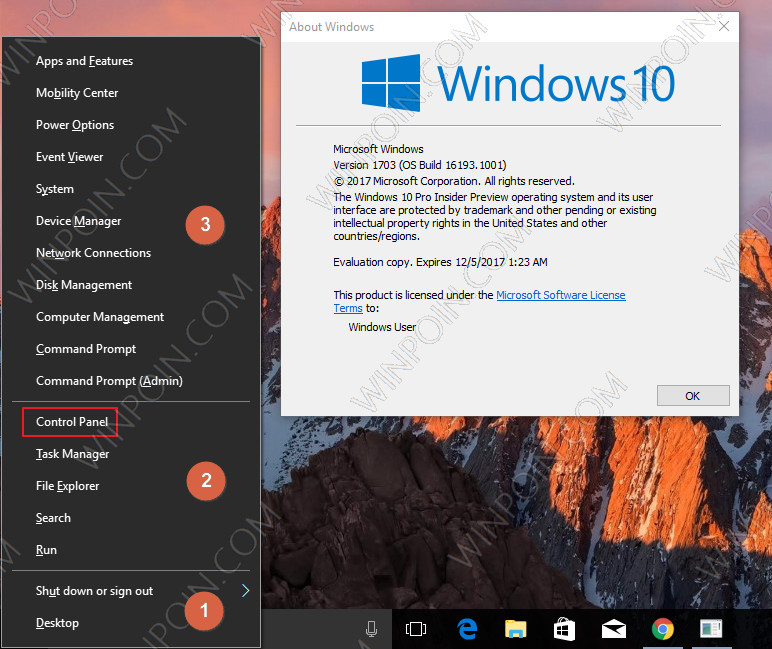 Cara Memunculkan Control Panel pada Win+X Menu di Creators Update (5)