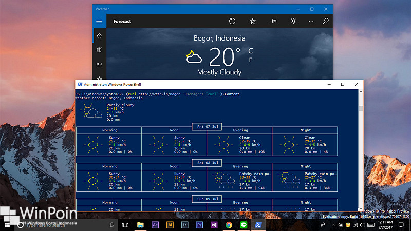 Cara Mendapatkan Laporan Cuaca Melalui PowerShell (1)