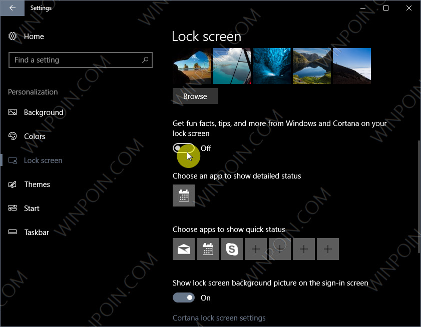 Cara Menghilangkan Iklan pada Lock Screen Windows 10 (2)