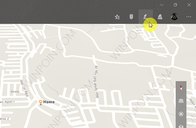Memaksimalkan Fitur Windows Ink pada Aplikasi Maps Windows 10 (2)