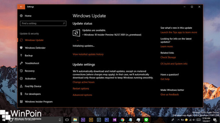 Windows 10 Build 16237 Dirilis ke Fast Ring 1