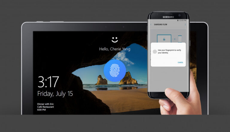 Kini Kamu Bisa Unlock Windows 10 Pake Fingerprint Smartphone Samsung