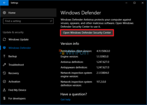 Cara Scan Manual Menggunakan Windows Defender di Creators Update