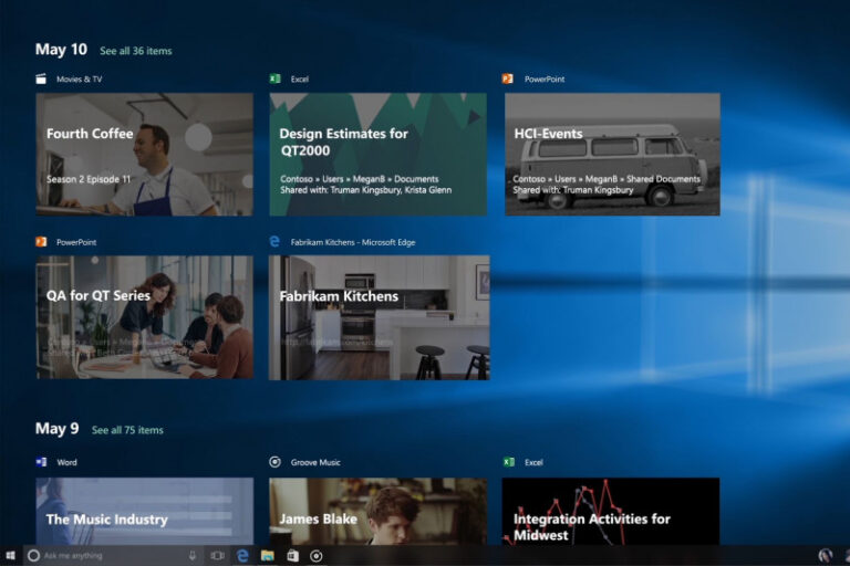 Fitur Timeline Windows 10 Ditunda, Batal Rilis di Fall Creators Update