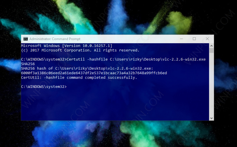Cara Cek Keaslian File di Windows dengan Command Prompt (2)