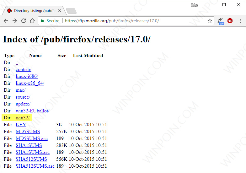 Cara Download Semua Versi Browser Mozilla Firefox (5)