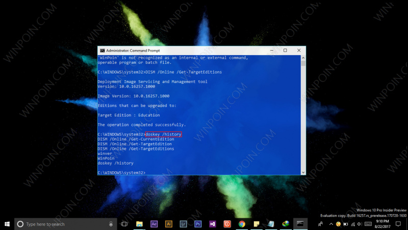 Cara Melihat History Perintah Command Prompt (3)