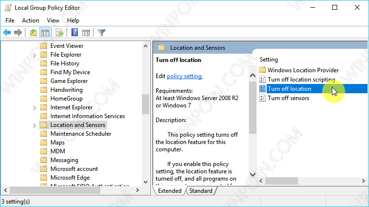 Cara Mematikan Location di Windows 10 (6)